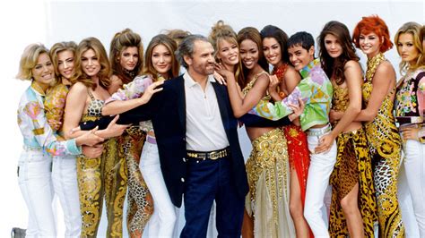 le top model di versace|gianni versace stile.